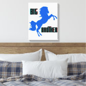 Große Pferderaufzucht Leinwanddruck (Insitu (Schlafzimmer))