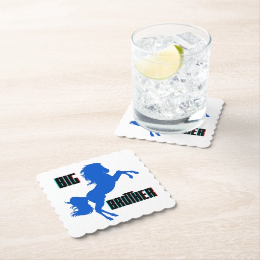 Große Pferderaufzucht Untersetzer (Vor Ort)