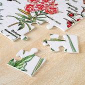 Grosse Pflanze, Obst, Blumengarten Naturkunde Puzzle (Seite)