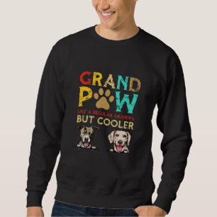Große Pfote wie eine ordentliche Opa, aber Cooler Sweatshirt