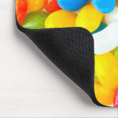Große Pile von Candy Jelly Beans Mousepad (Ecke)