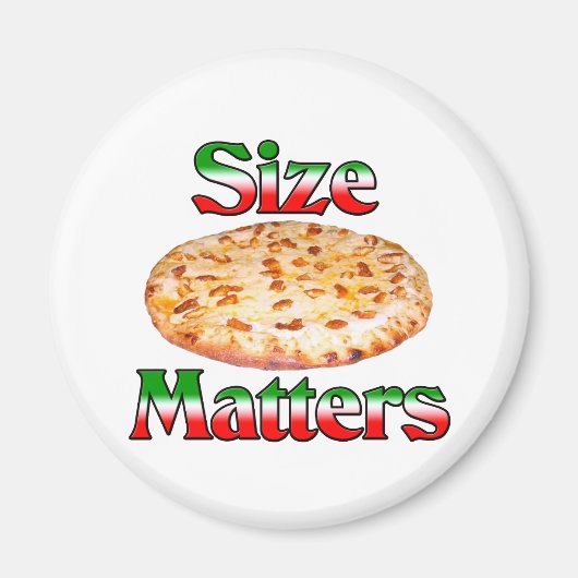 Größe (Pizza) Magnet (Vorne)