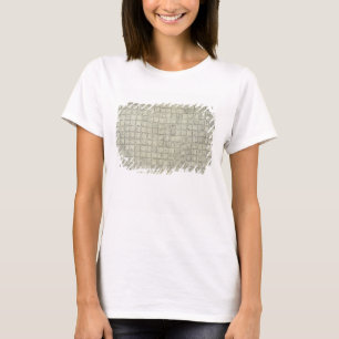 Große Plakette mit ideographischem Schreiben vom T-Shirt