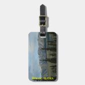 Große Plätze - Denali Alaska einfache Gepäckanhänger (Vorderseite vertikal)