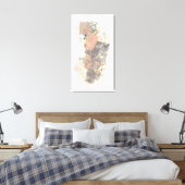 Große Plätze Leinwanddruck (Insitu (Schlafzimmer))