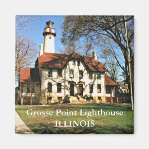 Grosse Point Lighthouse, Illinois Magnet