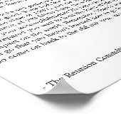 Grosse Pointe High Wiedersehen Letter Poster (Ecke)