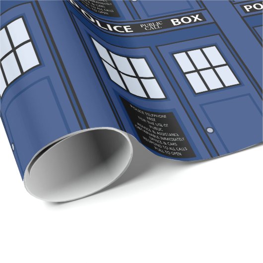 Große POLIZEI Geschenkpapier (Rolleneckpunkt)