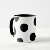 Große Polka Dot Tasse (Vorderseite Links)