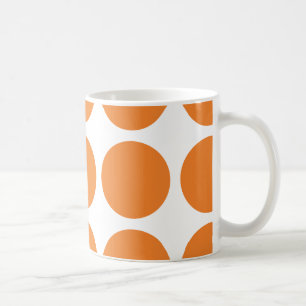 Große Polka-Punkt-Tasse Kaffeetasse