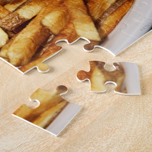 große Pommes frites und Cola Puzzle (Seite)