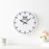 Große Poolmauer mit individuelle Name Wanduhr (Zuhause)