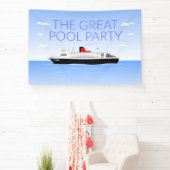 Große Poolparty Banner (InSitu)