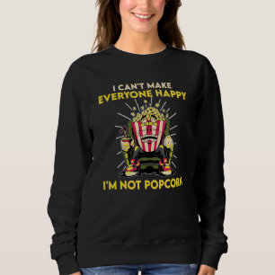 Große Popcornoquote Liebe Snacks Sweatshirt