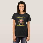 Große Popcornoquote Liebe Snacks T-Shirt (Vorne ganz)