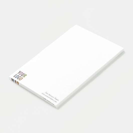 Große Post-it®-Notizen - Benutzerdefiniertes Gesch Post-it Klebezettel (angewinkelt)