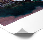 Große Poster Fantasy Art magisch Unicorn Königreic (Ecke)