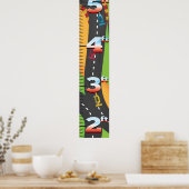 Große Preisliste für Wachstum. Poster (Küche)