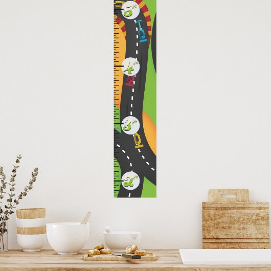 Große Preisliste für Wachstum. Poster (Küche)