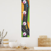 Große Preisliste für Wachstum. Poster (Küche)