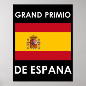 Große Preisliste Spaniens Poster (Vorne)