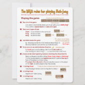 Große Print BMJA Regeln Karte - Spiel (1) (Vorderseite)