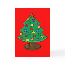 Große Print drei Tier Weihnachtsbaum