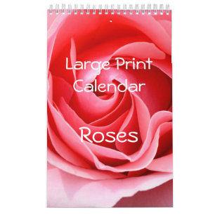 Große Print Small Calendar Rose Single Kalender