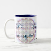 Große Punkt-Foto-Tasse - besonders angefertigt Zweifarbige Tasse (Links)