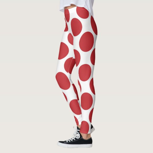 Große Punkte Leggings (Links)