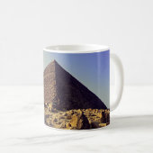 Große Pyramide von Giza Khufu Kaffeetasse (VorderseiteRechts)