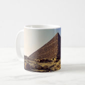 Große Pyramide von Giza Khufu Kaffeetasse (Vorderseite Links)