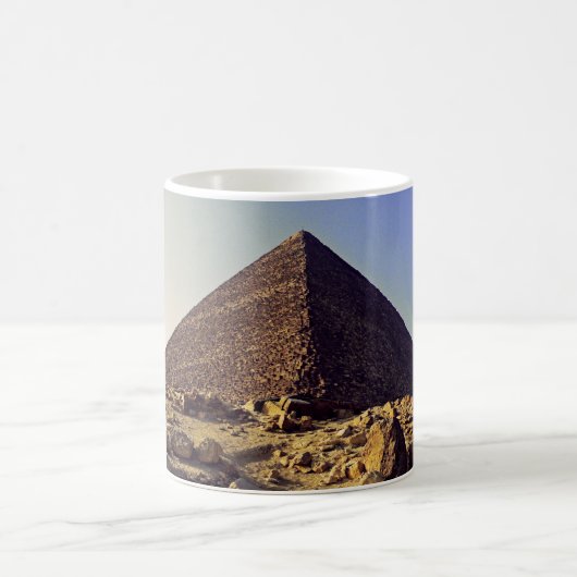 Große Pyramide von Giza Khufu Kaffeetasse (Mittel)