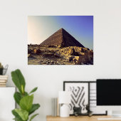 Große Pyramide von Giza Khufu Poster (Heimbüro)