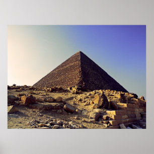 Große Pyramide von Giza Khufu Poster