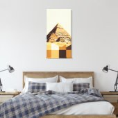 Große Pyramide von Giza Leinwanddruck (Insitu (Schlafzimmer))