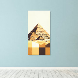 Große Pyramide von Giza Leinwanddruck