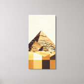 Große Pyramide von Giza Leinwanddruck (Vorderseite)