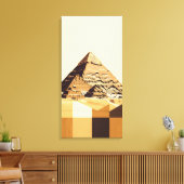 Große Pyramide von Giza Leinwanddruck (Insitu (Wohnzimmer))