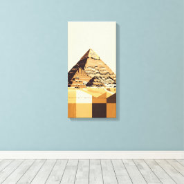 Große Pyramide von Giza Leinwanddruck