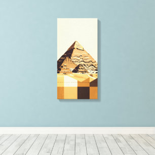 Große Pyramide von Giza Leinwanddruck