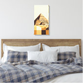 Große Pyramide von Giza Leinwanddruck (Insitu (Schlafzimmer))
