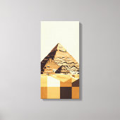 Große Pyramide von Giza Leinwanddruck (Vorderseite)