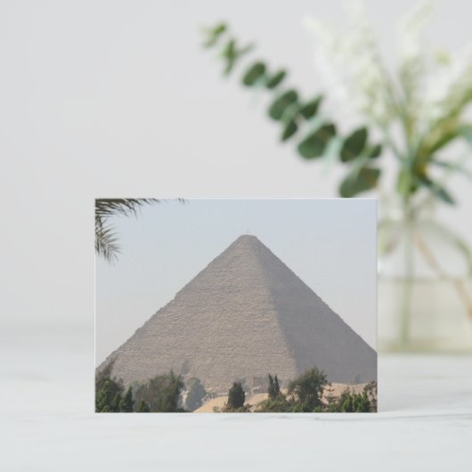 Große Pyramide von GIza Postkarte (Stehend Vorderseite)