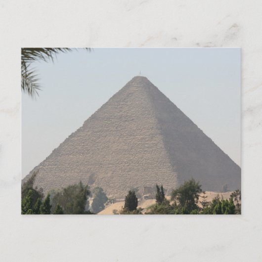 Große Pyramide von GIza Postkarte (Vorderseite)