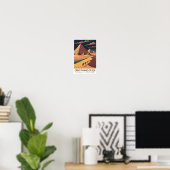 Große Pyramide von Giza Sieben Weltwunder Poster (Heimbüro)
