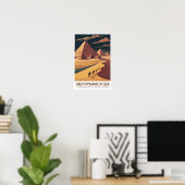 Große Pyramide von Giza Sieben Weltwunder Poster (Heimbüro)