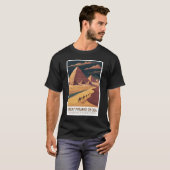 Große Pyramide von Giza Sieben Weltwunder T-Shirt (Vorne ganz)