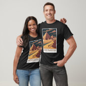 Große Pyramide von Giza Sieben Weltwunder T-Shirt (Unisex)