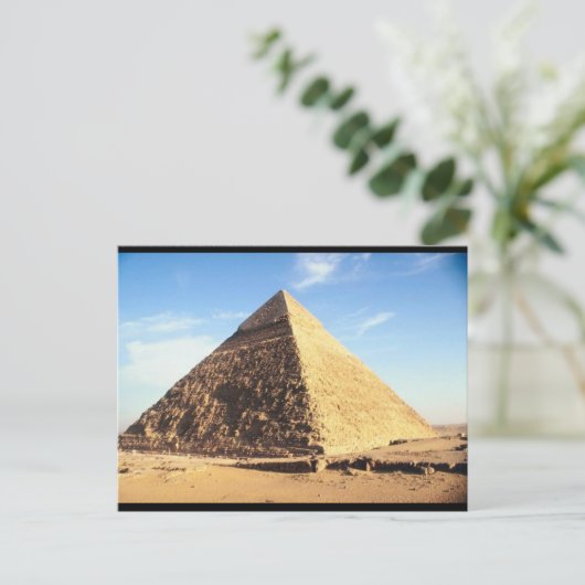 Große Pyramide von Gizeh Postkarte (Stehend Vorderseite)
